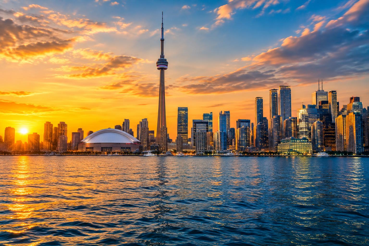 Destination view of Toronto, ON